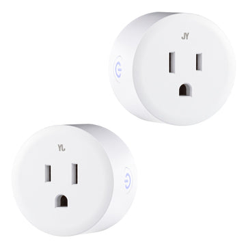 Smart Plug - WiFi Remote App Control for Lights & Appliances; Compatible with Alexa and Google Home Assistant - JONATHAN Y